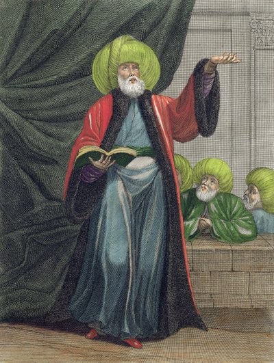Le Mufti, ou Maître de la Loi, planche 20 de Recueil de Cent Estampes représentant différentes Nations du Levant tirées sur les Tableaux Peints d