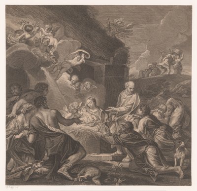 Adoration des bergers (série Cabinet Crozat, Recueil d