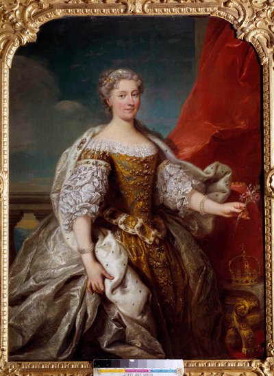 Portrait de Catherine Bnin Opalinska, épouse de Stanislas Lescinski, reine de Pologne puis duchesse de Lorraine et de Bar (1680-1747) - Jean Baptiste van Loo