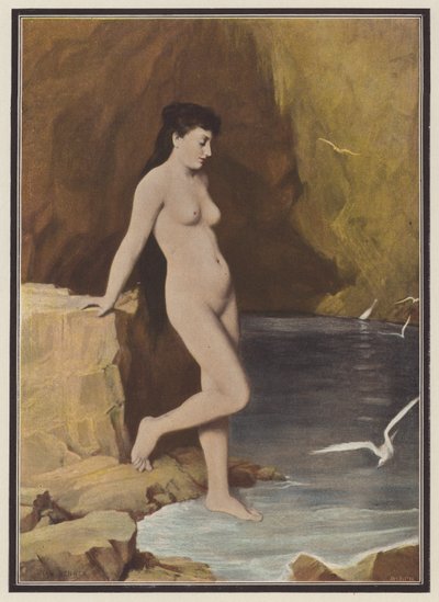 Nymphe dans une grotte - Jean Benner