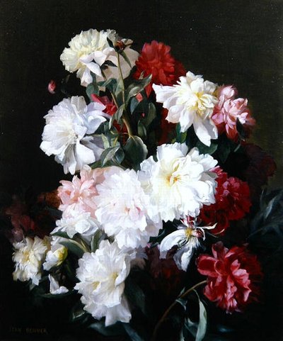 Nature morte de fleurs - Jean Benner