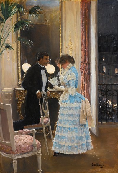 Une conversation - Jean Beraud