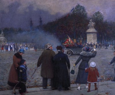 Drapeau allemand porté aux Invalides, c. 1914 - Jean Beraud