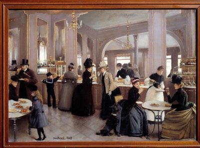 La passerie gloppe avenue des Champs Élysées - Jean Beraud