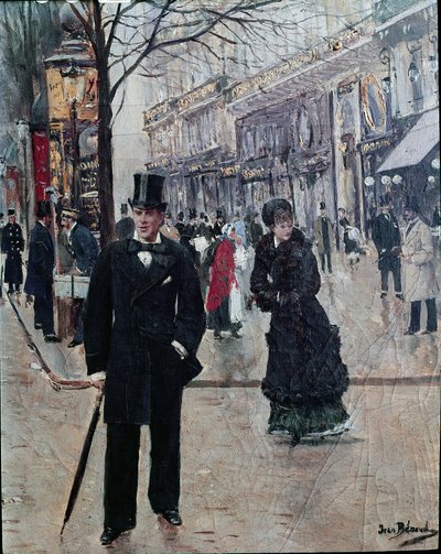 Sur le boulevard - Jean Beraud