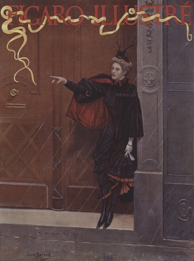 Pleut-il? Couverture de Le Figaro Illustré, novembre 1893 - Jean Beraud