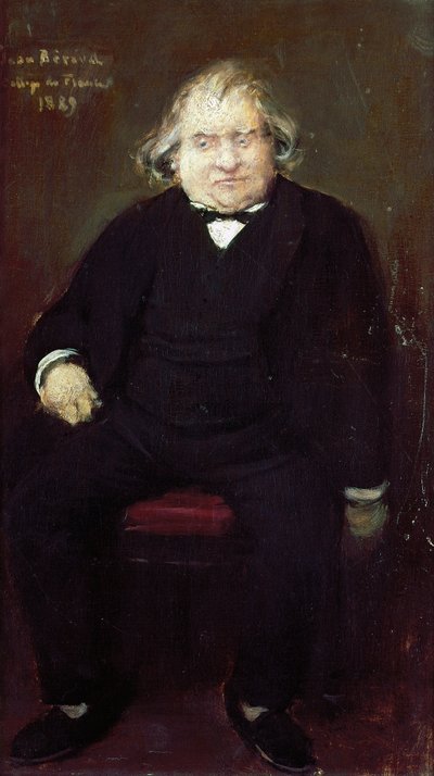 Portrait de Joseph Ernest Renan (1823-1892), historien, philosophe, philologue et écrivain français, par Jean Béraud (1849-1935) - Jean Beraud