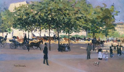 Promenade un dimanche après-midi, Paris - Jean Beraud