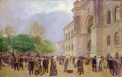 La sortie du Salon au Palais de l