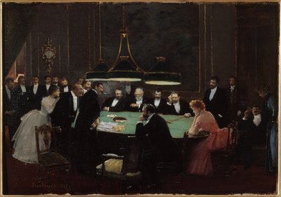 La salle de jeux - Jean Beraud