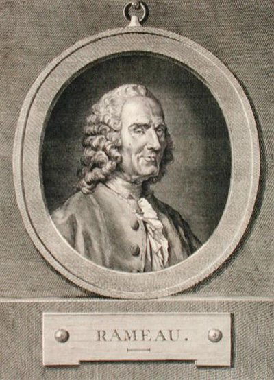 Portrait de Jean Philippe Rameau (1683-1764) gravé par Benoist - Jean Bernard (after) Restout