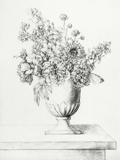 Des fleurs dans un vase - Jean Bernard