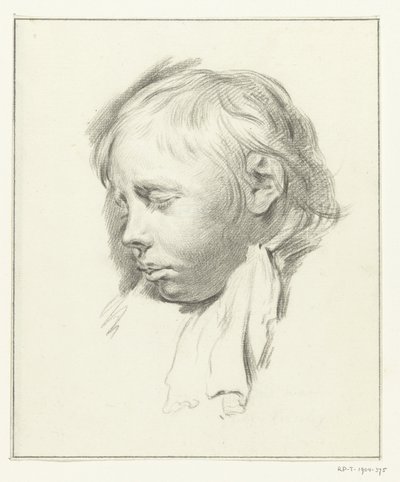Tête de garçon endormi - Jean Bernard
