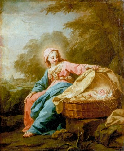 Repos pendant la fuite en Égypte, 1756 - Jean Bernard Restout