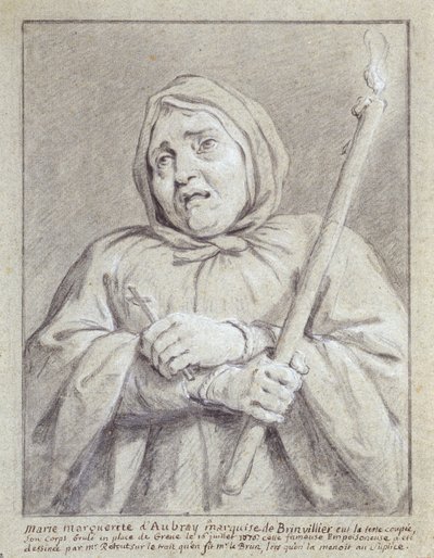 La marquise de Brinvilliers en route vers sa mort - Jean Bernard Restout