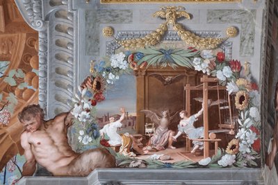 Les filles de Ménée, attentives au métier à tisser, sont transformées en chauves-souris - Jean Boulanger