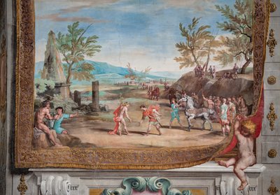 La rencontre en Égypte de Protée, roi de Memphis, avec Bacchus - Jean Boulanger