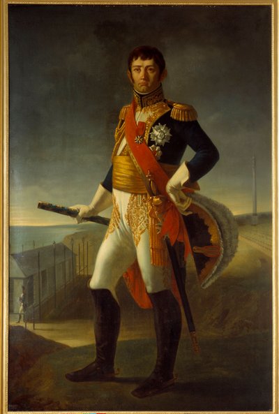 Portrait en pied de Nicolas Soult (1769-1851) maréchal de France, duc de Dalmatie - Jean Broc