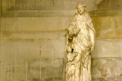 Sainte Anne et sa fille la Vierge Marie (marbre) - Jean Bullant