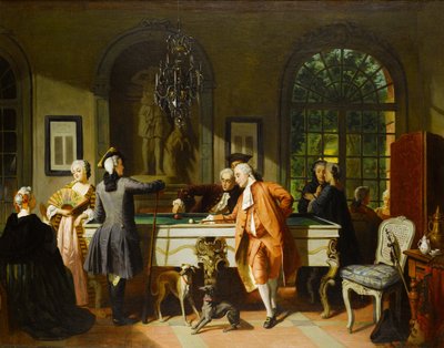 Le jeu de billard, milieu du 19e siècle - Jean Carolus