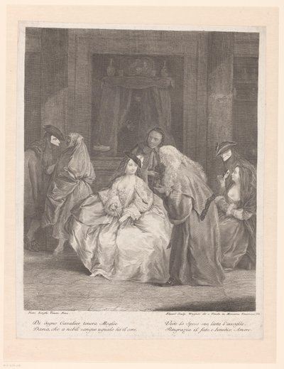 Bal masqué - Jean Charles Flipart