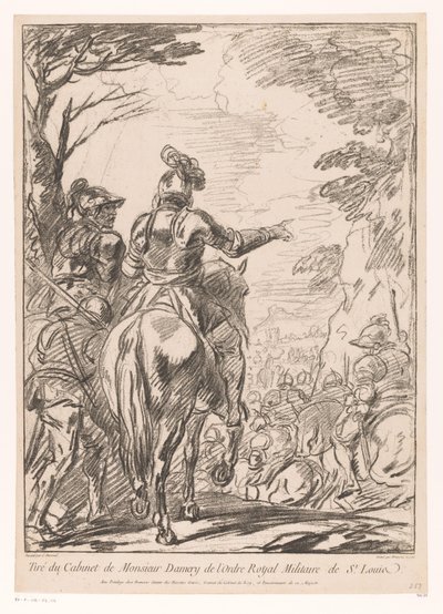 Deux soldats à cheval - Jean Charles François