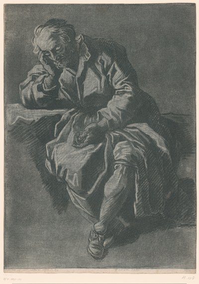 Homme assis - Jean Charles François