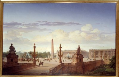La Place de la Concorde vue de la terrasse sur le quai - Jean Charles Geslin