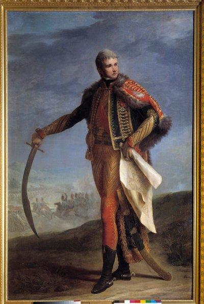 Portrait en pied de Jean Lannes (1769-1809) Duc de Montebello, maréchal de l