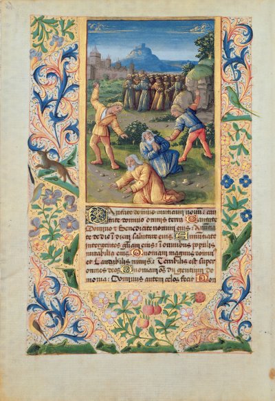 La lapidation de Saint Étienne, des 
