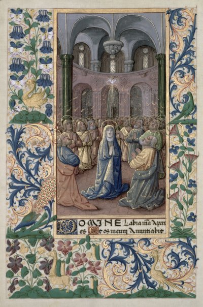 Ms Lat. Q.v.I.126 f.86v Pentecôte, du 