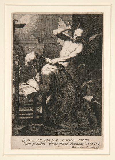 Saint Antoine et un démon - Jean Couvay