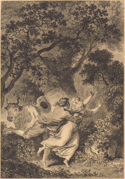 La clochette - Jean Dambrun after Jean Honoré Fragonard