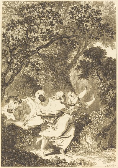 La clochette - Jean Dambrun after Jean Honoré Fragonard