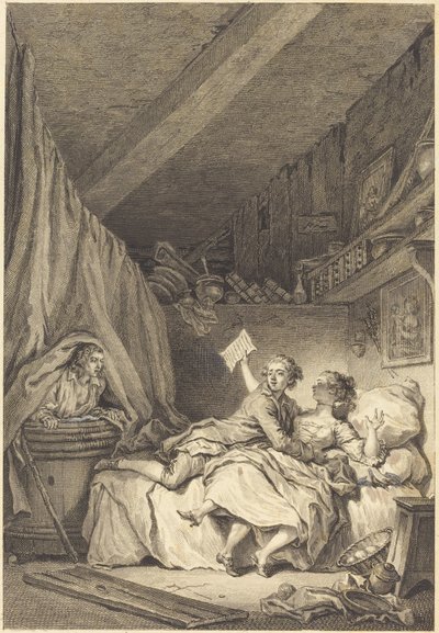 Le savetier - Jean Dambrun after Jean Honoré Fragonard