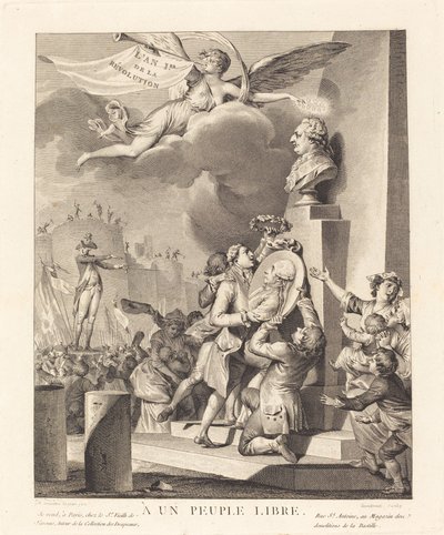 À un peuple libre - Jean Dambrun after Jean Michel Moreau
