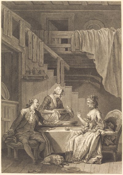 Le Faucon - Jean Dambrun and Jean Baptiste Tilliard after Jean Honoré Fragonard