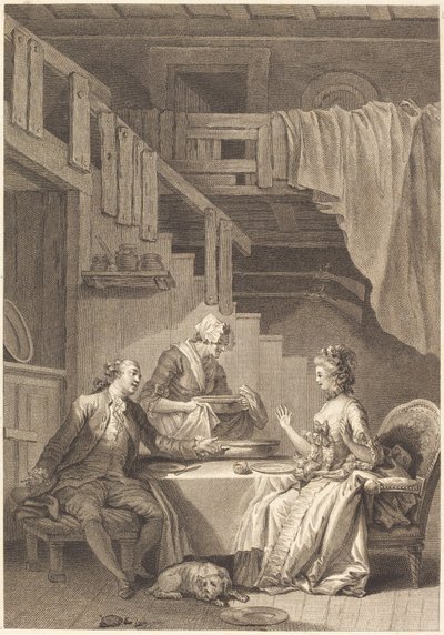 Le faucon - Jean Dambrun and Jean Baptiste Tilliard after Jean Honoré Fragonard