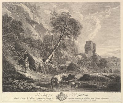 Berger napolitain, 1758 - Jean Daullé