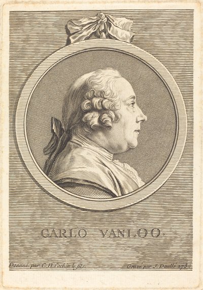 Carle Vanloo - Jean Daullé after Charles Nicolas Cochin II