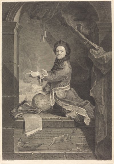 Pierre Louis Moreau de Maupertuis - Jean Daullé after Robert Levrac Tournieres