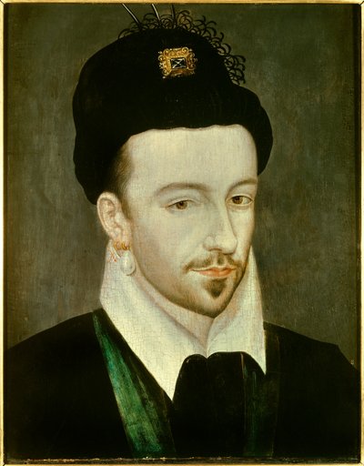 Portrait du roi de France Henri III (1551-1589) attribué à Jean Ducourt (2e moitié du 16e siècle) - Jean Decourt