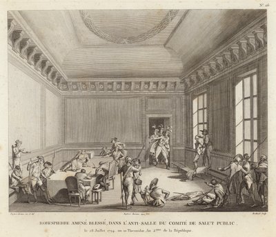 Maximilien de Robespierre mène une attaque - Jean Duplessi Bertaux