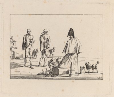 Commandant faisant cirer ses bottes - Jean Duplessis Bertaux