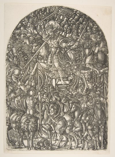 Christ monté sur un cheval blanc, de l