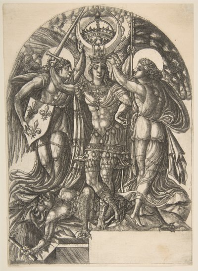 Henri II, roi de France, entre la France et la renommée, vers 1548 - Jean Duvet