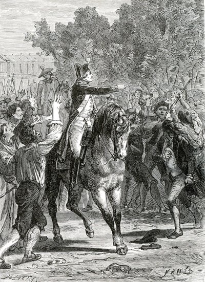 Général Lafayette, Révolution française - Jean Edouard (1824-99) Dargent