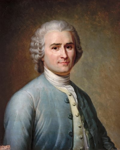Portrait de Jean-Jacques Rousseau 1712-1778 - Jean Edouard Lacretelle