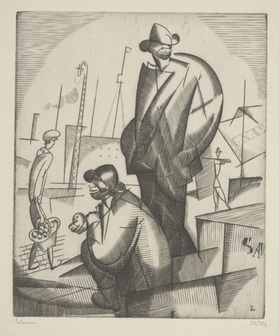 Dockers noirs - Jean Emile Laboureur