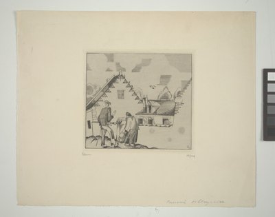 Commérages de village - Jean Emile Laboureur